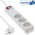 Фото #2 товара InLine Socket strip CEE 7/3 - 3-way - overvoltage protection - switch - white
