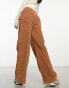 Фото #4 товара Cotton:On super baggy jeans in brown corduroy