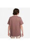 Sportswear Gel-Midi Swoosh Graphic Boyfriend Short-Sleeve Kahverengi Kadın T-shirt FD1129-291