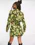 Фото #4 товара COLLUSION cropped twill jacket in floral camo co-ord