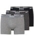 Фото #1 товара Men's Power 3-Pk. Tipped Logo Waistband Boxer Briefs