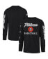 Фото #1 товара Men's Black Detroit Pistons 2023/24 City Edition Triplet Franklin Long Sleeve T-shirt