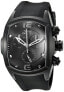 Invicta Men's 6724 Lupah Collection Chronograph Black Ion-Plated Black Rubber...