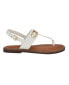 Фото #2 товара Women's Brontina Flat Thong Sandals with Hardware
