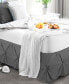 Фото #7 товара Bedding 14" Tailored Pinch Pleated Bedskirt, King