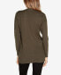 ფოტო #6 პროდუქტის Black Label Women's Embellished Open-Front Cardigan ZIP UP Sweater