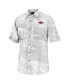 Фото #3 товара Men's White Arkansas Razorbacks Realtree Aspect Charter Full-Button Fishing Shirt