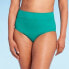Фото #1 товара Lands' End Women's UPF 50 Full Coverage Tummy Control High Waist Bikini Bottom