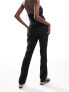 Фото #7 товара Calvin Klein Jeans waist chain slim straight leg pants in black