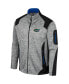 ფოტო #2 პროდუქტის Men's Gray Florida Gators Silberman Color Block Full-Zip Jacket