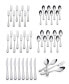 Фото #1 товара Mesa Satin 18/10 Stainless Steel 44 Piece Flatware Set, Service for 8