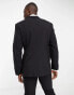 Фото #4 товара Noak 'Verona' wool-rich slim tuxedo suit jacket in black
