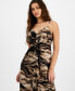 Фото #4 товара Women's Sleeveless Printed Twist-Front Midi Dress, Created for Macy's