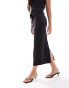 Closet London maxi skirt co-ord in black