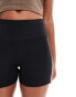 Фото #5 товара adidas Originals Adicolour 3 stripe booty shorts in black