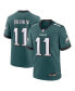 ფოტო #1 პროდუქტის Nike Men's A.J. Brown Midnight Green Philadelphia Eagles Team Game Jersey