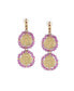 ფოტო #1 პროდუქტის Women's Circular Drop Earrings