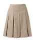ფოტო #1 პროდუქტის Women's School Uniform Poly-Cotton Box Pleat Skirt Top of Knee