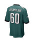 Фото #3 товара Men's Chuck Bednarik Midnight Green Philadelphia Eagles Game Retired Player Jersey