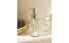 Glass bathroom soap dispenser