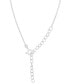 Macy's amethyst (5/8 ct. t.w.) & Lab-Grown White Sapphire (1/2 ct. t.w.) Teardrop Halo Birthstone Pendant Necklace in Sterling Silver, 16" + 2" extender (Also in Additional Birthstones)