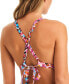 Фото #2 товара Women's Cross-Back Tied Bikini Top