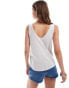 ASOS DESIGN ultimate cotton vest with scoop neck in light grey