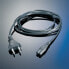 Фото #6 товара ROLINE Euro Power Cable - 2-pin - black 1.8 m - 1.8 m - CEE7/16 - C7 coupler - 250 V - 2.5 A