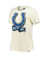 ფოტო #3 პროდუქტის Women's Cream Indianapolis Colts Chrome Sideline T-shirt