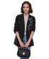 Фото #6 товара Women's Embellished Button-Front Blazer