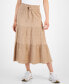 Фото #1 товара Juniors' Tiered Midi Skirt