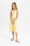 Kız Çocuk Askılı Elbise B4466A824SM