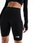 The North Face Flex logo legging shorts in black