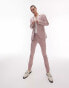 Фото #10 товара Topman super skinny two button wedding suit jacket in pink