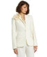 ფოტო #1 პროდუქტის Women's Classic Flower Detail Crepe Blazer Jacket