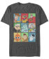 Disney Pixar Men's Epic Boxed Up Line Up Character, Short Sleeve T-Shirt Серый, S - фото #1