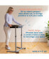 Фото #3 товара 3S Mobile Desk, Sit Stand and Store, Adjustable, Grey