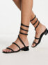 Фото #1 товара ALDO Spinna wrap around sandals in black