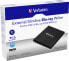 Verbatim External Slimline - Black - Slot - Desktop/Notebook - Blu-Ray RW - USB 3.2 Gen 1 (3.1 Gen 1) - 145 mm