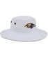 ფოტო #3 პროდუქტის Men's White Baltimore Ravens 2023 NFL Training Camp Panama Bucket Hat