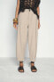 CHINO TROUSERS WITH DARTED HEMS