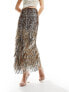 Miss Selfridge Premium gold sequin tasselled maxi skirt