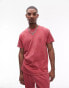 Фото #1 товара Topman vintage wash oversize fit t-shirt in red