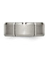 ფოტო #2 პროდუქტის Titanium Brushed Grooved Beveled Edge Wedding Band Ring