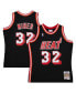 Фото #1 товара Men's Harold Miner Black Miami Heat 1992/93 Hardwood Classics Swingman Throwback Jersey