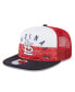 Фото #1 товара Men's White/Red St. Louis Cardinals Team Foam Front A-Frame Trucker 9Fifty Snapback Hat