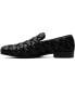 Фото #6 товара Men's Savoir X-Cross Satin Slip-On Loafers