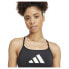 ADIDAS Aeroreact Big Logo Graphic sports bra