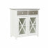 Фото #1 товара Тумба с ящиками DKD Home Decor Белый Серый Стеклянный Тополь Cottage 80 x 40 x 85 cm