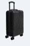 Rigid carry-on suitcase